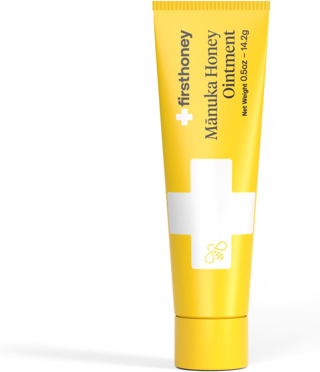 FIRST HONEY Wound Healing Ointment | 100% Active Leptospermum | Fast Relief & Skin Repair | Manuka Honey from New Zealand Antibiotic Free Burn Care|0.5 Ounce (Pack of 1)