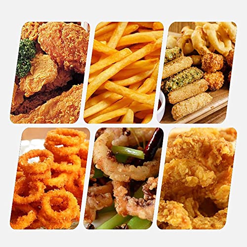 CHEMYO Kommerzielle Arbeitsplatten-Gasfritteuse, Edelstahl-Fritteuse mit abnehmbarem Korb, professionelle Gas-Arbeitsplatten-Küchenbratmaschine für Pommes, Donuts, Fisch, leicht zu reinigen – Bild 8