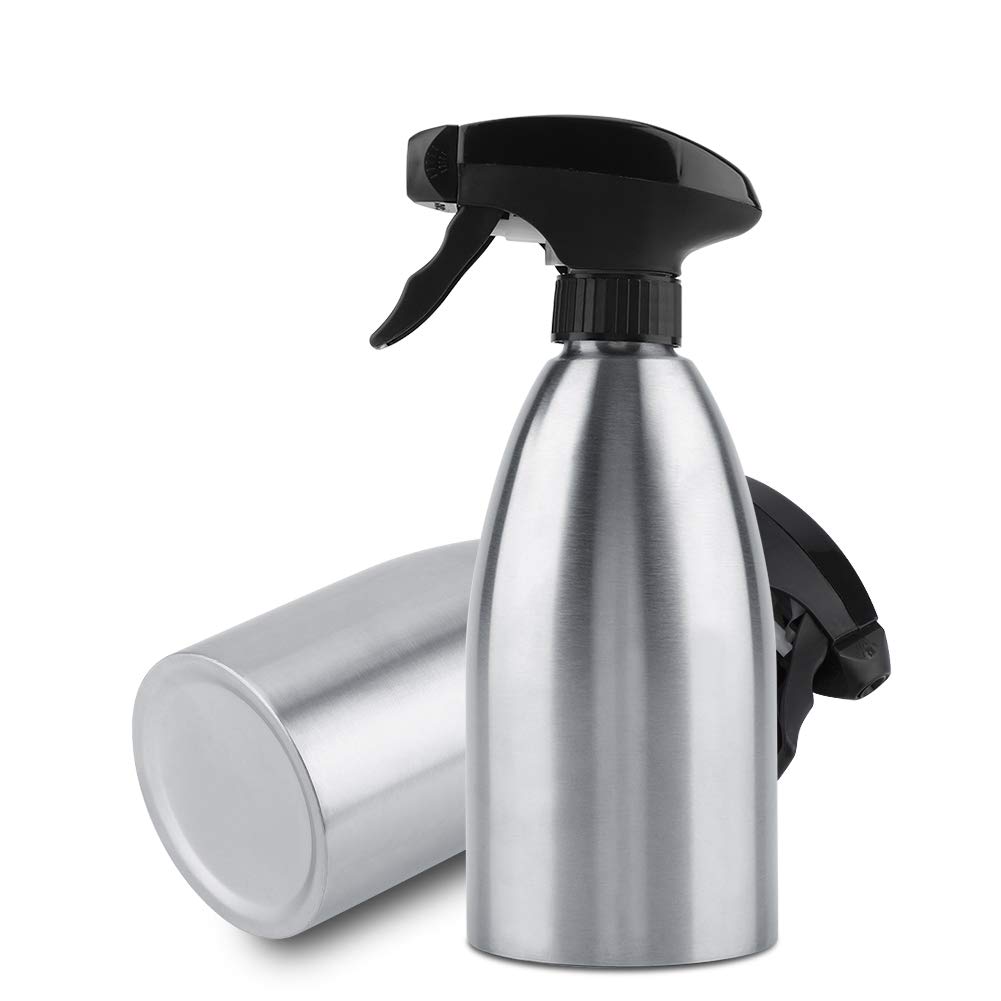 Dioche Food Safe Spritz Bottle Vinegar Spray Dispenser Acero Inoxidable Abs Acero Inoxidable Barbacoa Portátil Pulverizador de Aceite para Cocina Barbacoa Al Aire Libre Herramienta de