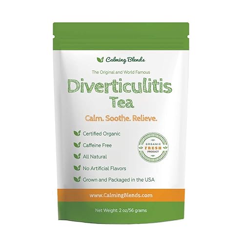 Miniatura 3 de Calming Blends Folleto de té y dieta de diverticulitis | Incluye té calmante original 1 paquete