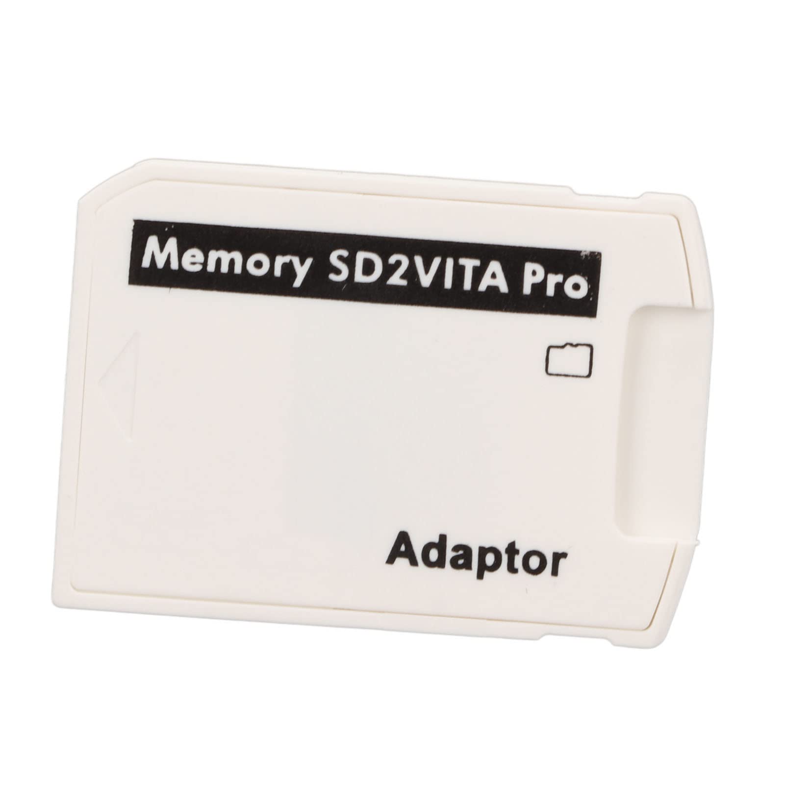 SD2VITA Memory Card Adapter for Fast Loading PS Vita Storage Game Card for HENkaku Enso 3.60 System, White ABS Material