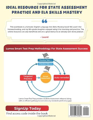 image for Lumos Skills Mastery tedBook - 8th Grade English Language Arts: Standa