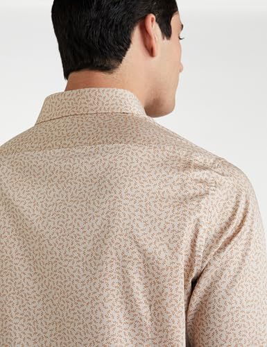 Image of Van Heusen Formal Printed Shirt for Men| Premium Cotton| Full Sleeves| Slim Fit |Breathable Fabric
