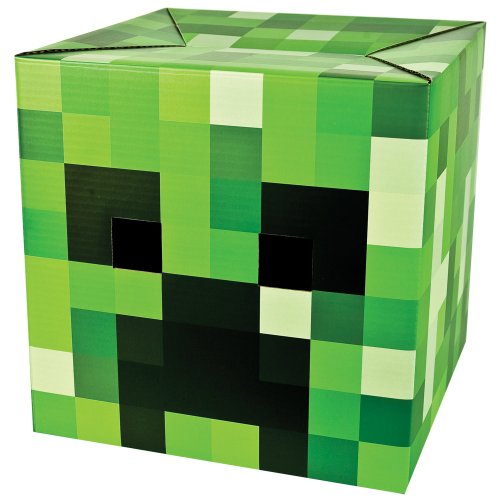 Minecraft Pappkopf Creeper Cover