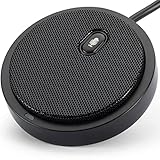 DAMOX - Micrófono para conferencias - Altavoces para conferencias con reconocimiento de voz de 360° - Micrófono de mesa USB - Sistema de videoconferencia portátil para ordenador portátil, smartphone