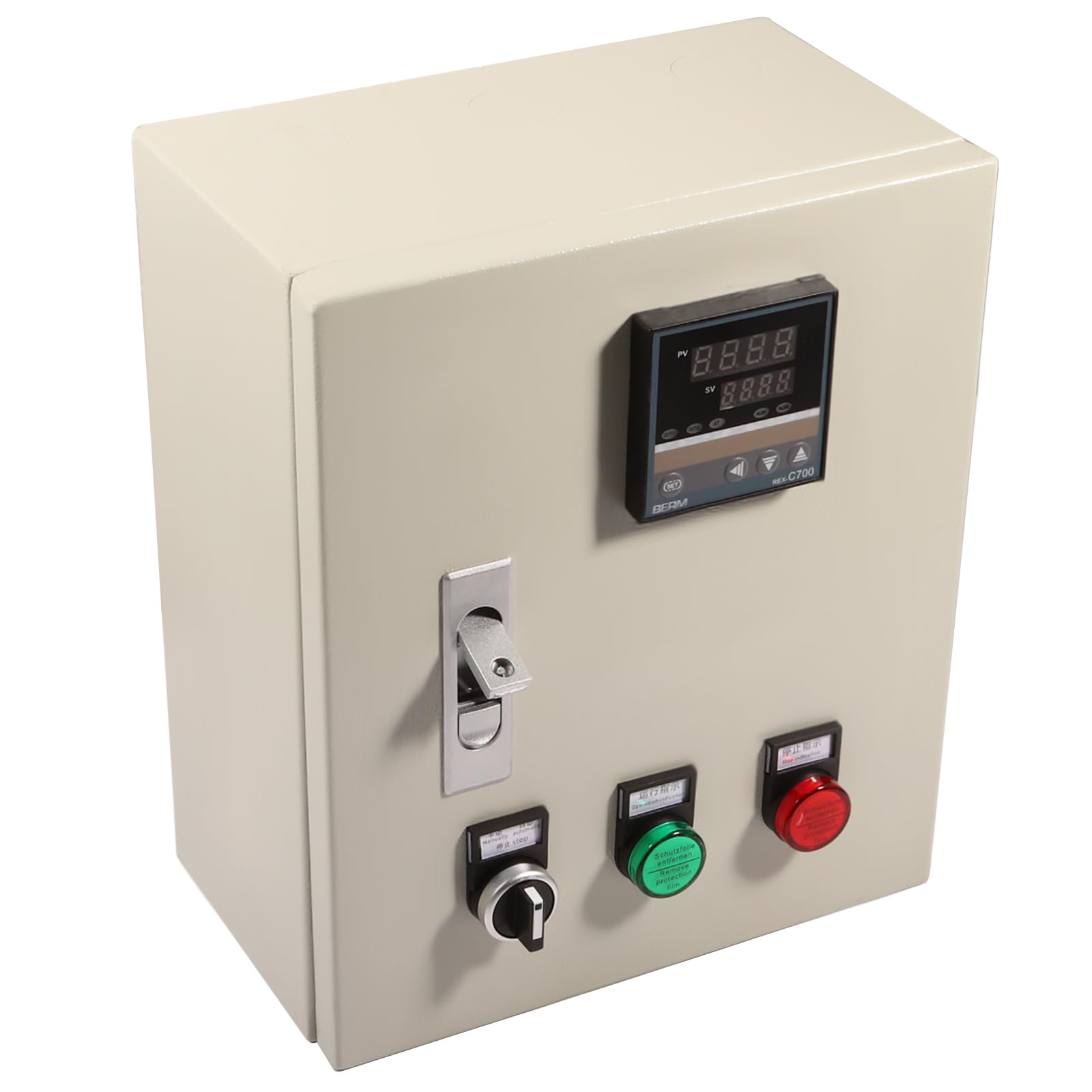 Controlador de temperatura PID Caja de control de temperatura 7.5KW Tipo termopar 380V 3Phase 0-400℃ Máquina de curado en horno