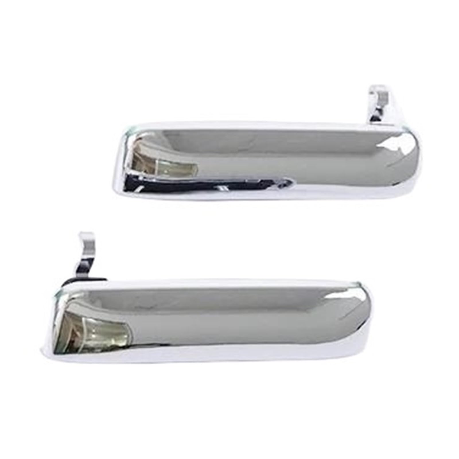 KVKQMLFEAW Outer Door Handle 1PCS for Navara D22 for Frontier 1997-2004 Front Door Outer Handle Chrome Exterior Handle(1 Pair)