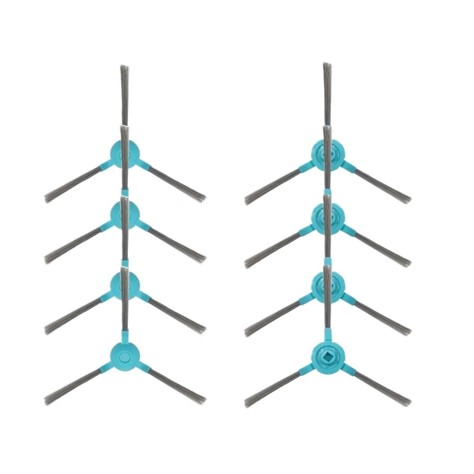 LFBRODPDBRVC Side Brush ，Compatible For Cecotec，Conga 1390 ，Compatible For Cecotec，Conga 1290 Robotic Vacuum Cleaner Spare Parts(8pcs)