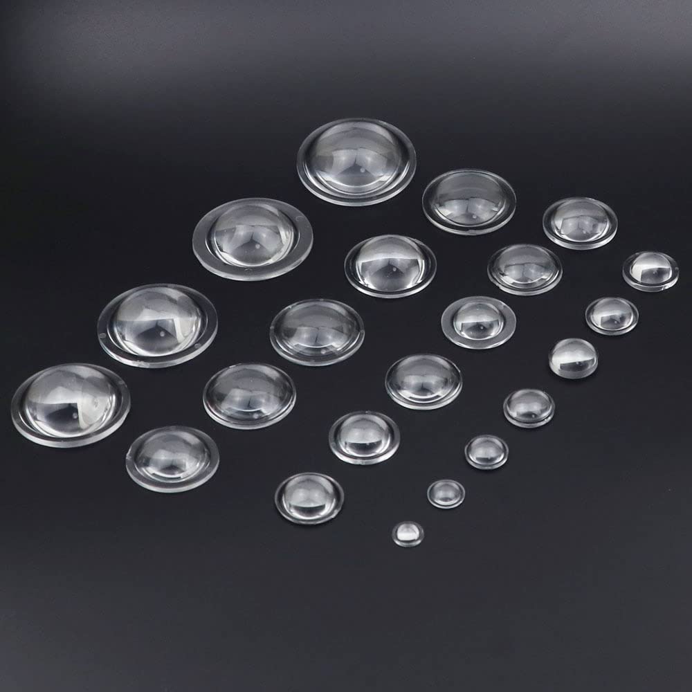 GatherTOOL 1PC/5Pcs Dia 10mm/ 15mm /18mm/ 20mm/ 23mm /25mm/ 28mm /29mm/ 30mm/ 32/35/ 36 /38mm Acrylic Plano Convex Condenser Lens for Zoom Flashlight Bike Head Lamp (Color : 1 Piece, Size : 31.6mm)