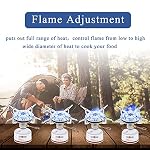 Small Backpacking Stove Portable Camping Stove Burner with Butane Adapter - Image 6