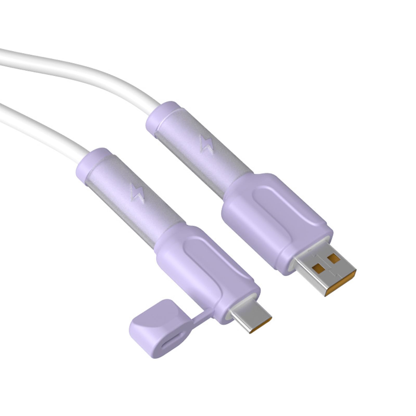 ZWWAAZHF 2Pcs Data Cable Protector Silicone Cord Saver Dustproof Storage Data Cable Winder Protective Cover for Phone Tablet Adjustable Charging Cord Holder