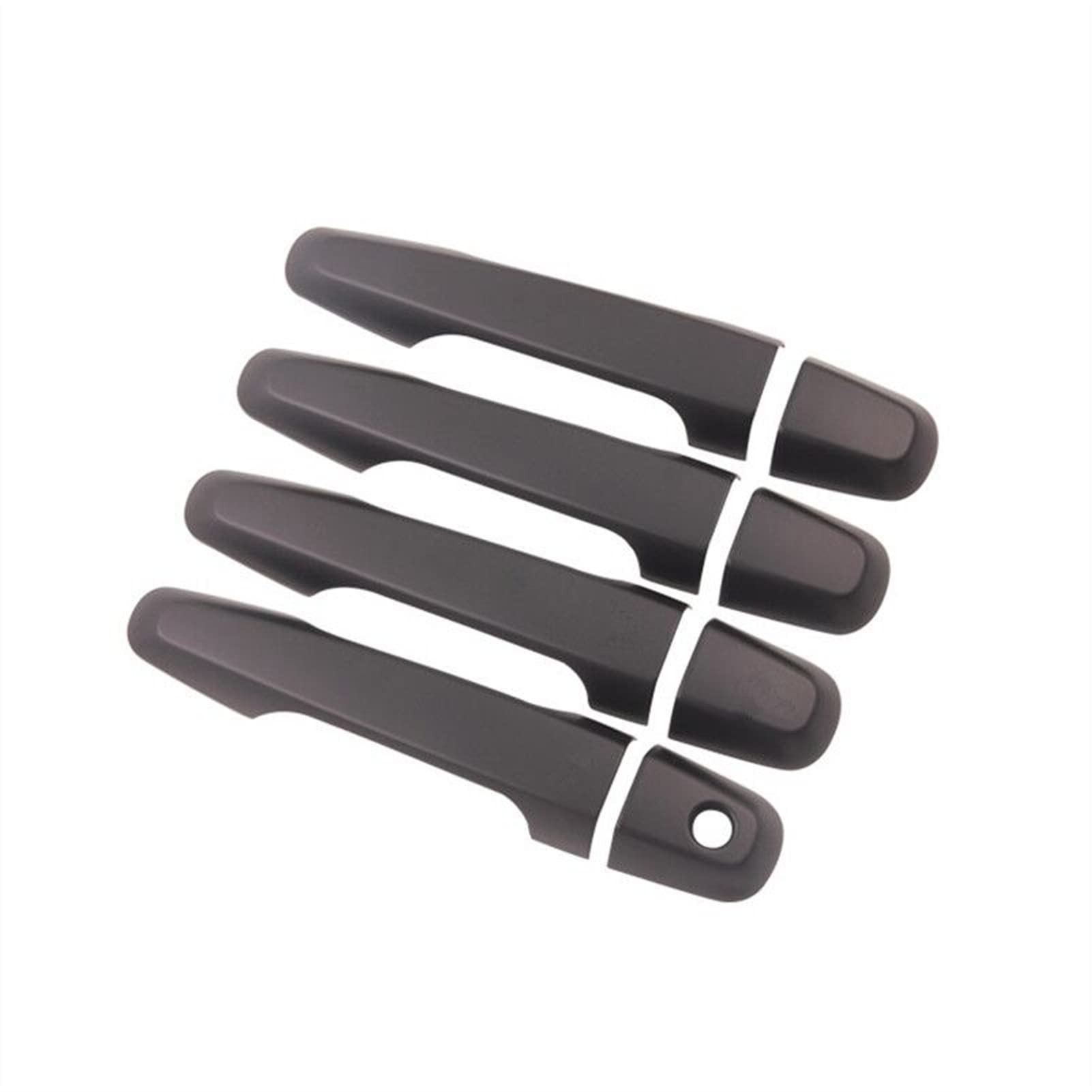Fahbstr 2 Car Inner Handle For Mitsubishi L200 Triton L 00 015-020 Matte Black Chrome Car Door Handle Cover Styling Accessories(2)