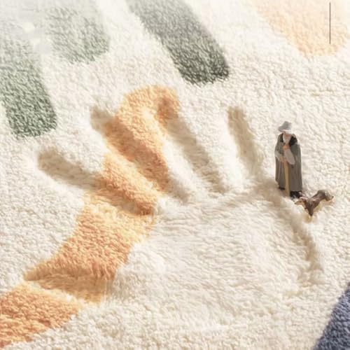 Tapis moderne lavable pour salon avec peluche moelleuse et douce - 3
