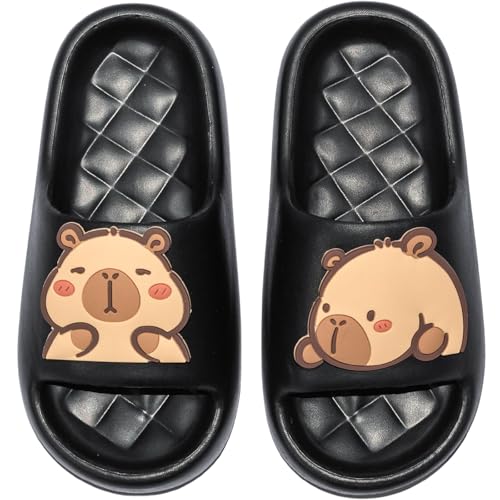 XIXITIAO Men's and Women's Capybara Slides,Cute Animal Capybara Slippers,Non Slip Quick Drying Shower Shoes,Summer Novelty Open Toe Slide
