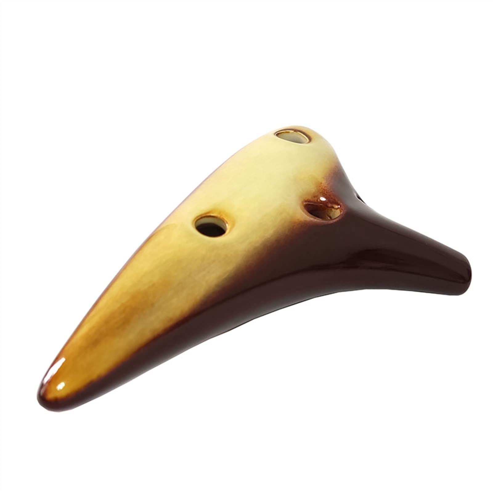 Okarinas Ocarina 12 Holes Professionelles Handgefertigtes Dolomite Ceramic Ocarina Musikinstrument