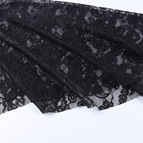 Image of Bolero Shrug Top Trad Goth Black Shawls and Wraps for Evening Dresses Short Cardigan
