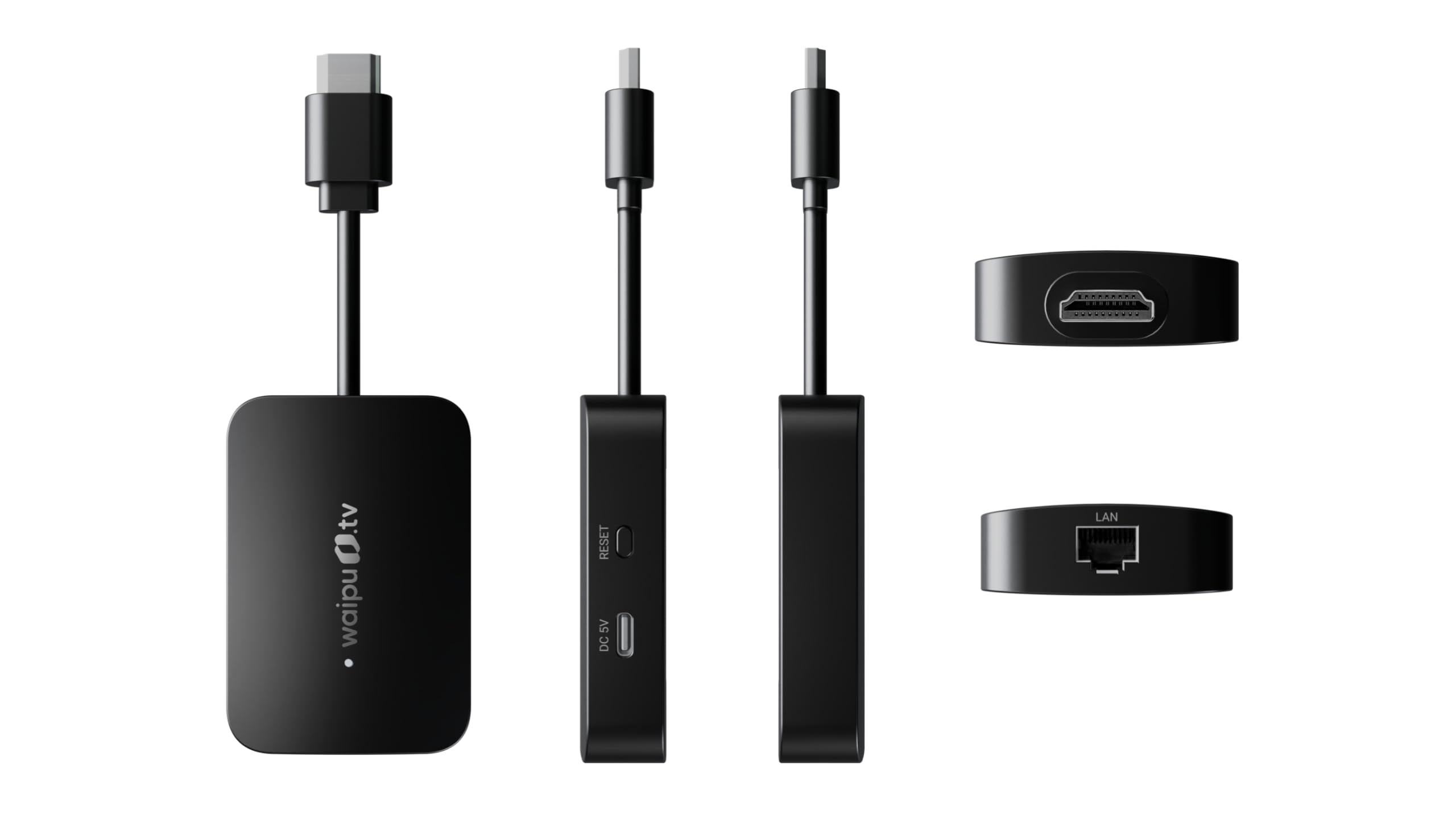 waipu.tv Stick 2. Generation Fernbedienung mit Beleuchtung Fernsehen WLAN LAN HDMI 4K HDR10+ Dolby Atmos Voucher 3 Monate 300 TV-Sender 40.000 Filme Serien