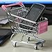 Vktech Mini Shopping Cart Supermarket Handcart Shopping Utility Cart Mode Storage Toy (Pink)