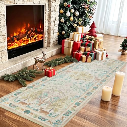 Homcomodar Teppich Läufer 60x150cm Teppichläufer rutschfest Läufer Waschbar – Ansicht 1
