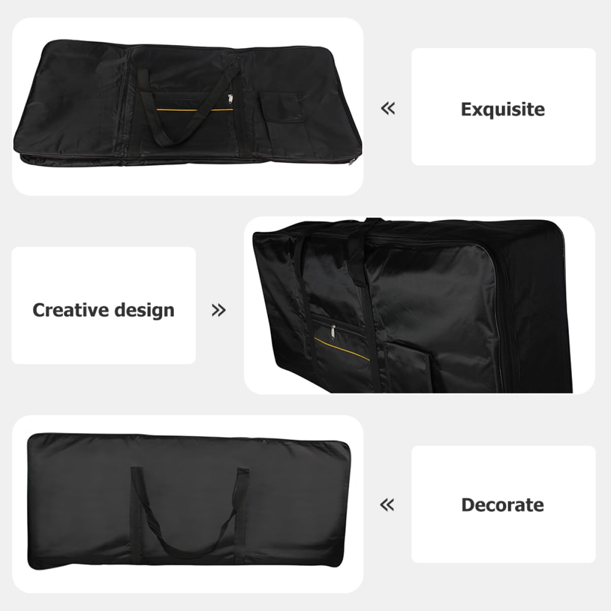Borsa Porta Tastiera Elettronica e Resistente Custodia Oxford per Performance Outdoor con Cinghie Regolabili e Design Compatto