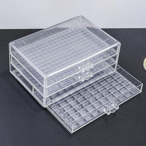 Boîte de rangement pour perles et bijoux dotée de 471 compartiments fixes - 4