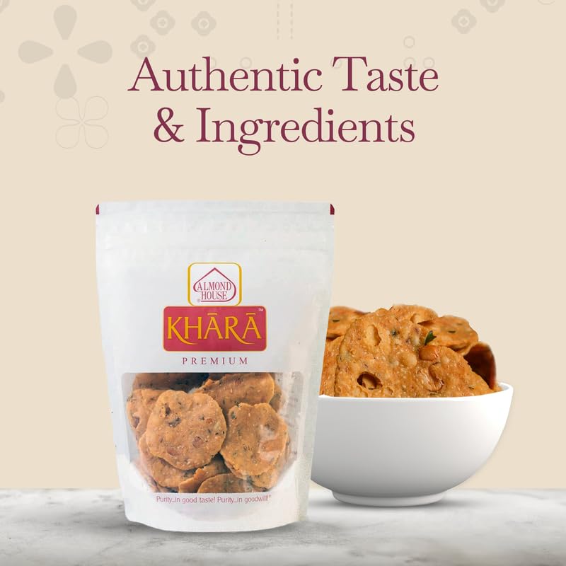 Almond House Masala Chekkalu | Premium Snacks | South Indian Snack | Healthy Snack | No artificial colours | No Preservatives | No Maida | Tea Time Snacks | Ready To Eat | Pack of 2-200g each 2