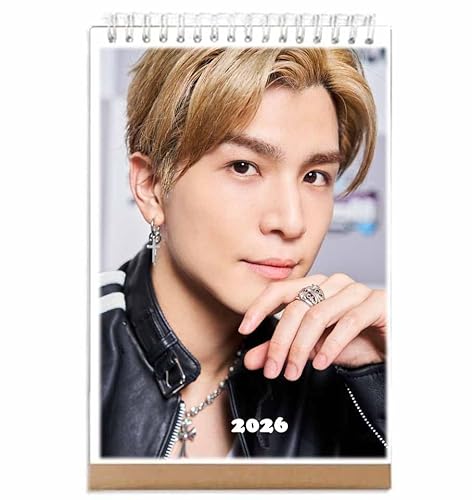 岩田剛典 カレンダー グッズ 卓上カレンダー 【非公式 2026年度】写真集 応援 写真シール アルバム 周辺デスクトップ クリスマス お正月 プレゼント 応援 贈り物 誕生日 グッズ[並行輸入品] (C)のサムネイル