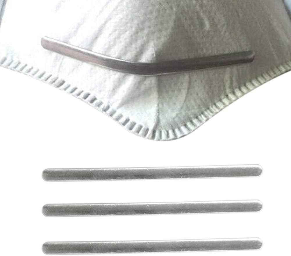 Fxhan 100pcs 90mm Aluminium Strip Nose Bridge for Face DIY Making Accessories Crafts