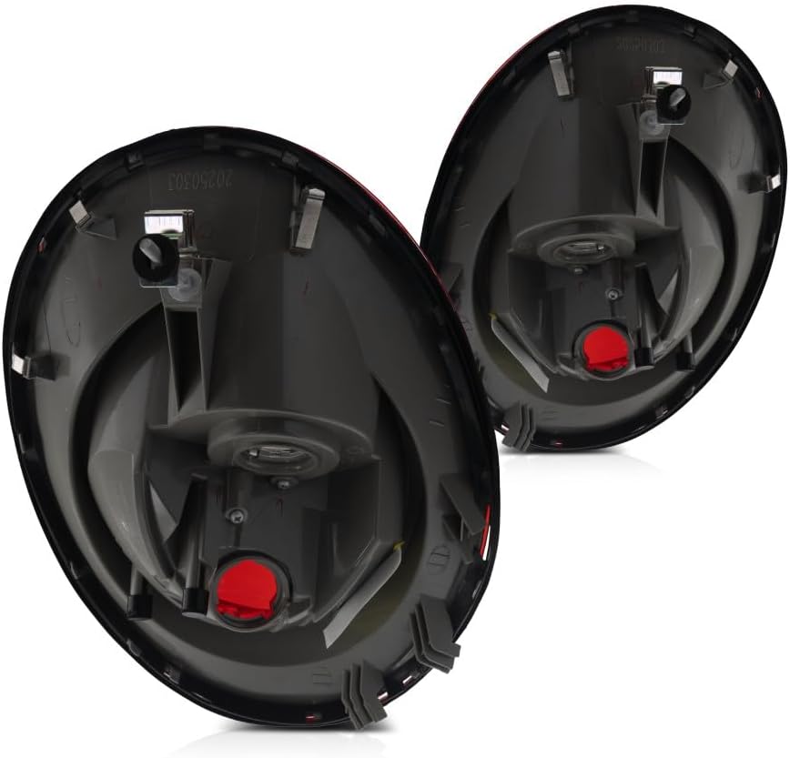 CarLights360 For 2006-2010 Volkswagen Beetle Tail Light Driver and Passenger Side Bulbs Included DOT Certified VW2818110, VW2819110 | 1C0945095M