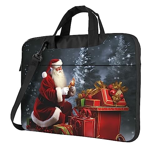 Bolso para portátil Merry Christmas unisex negro miniatura 1