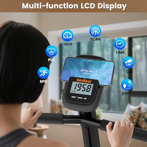 Recumbent Exercise Bike for Home,Recumbent Stationary Bikes for Adults & Seniors,Load Capacity of 400 pounds,Equipped with 16 Adjustable Gears, and Soft Adjustable Seats - Image 6