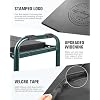 Garden Kneeler and Seat Heavy Duty, Upgraded Foldable Gardening Stool - Widened to 10 Stable Wear-resistant Prevent Knee and Back Pain, Beautiful Logo high-end 2 Large Tool Bags Gift for Women