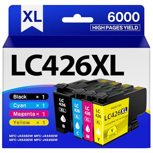 Encre LC426 XL compatible pour Brother MFC-J4540DW, finie l'encre vide en pleine impression