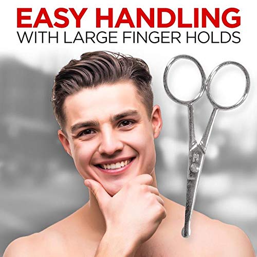 Titania Germany Solingen Quality Nose Hair Scissors - Corrosion Resistant w/ Blunt End - Helps Protect Sensitive Areas for Men & Women - Made In Germany - Thumbnail 3