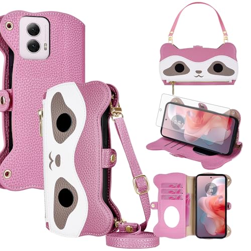Coque Moto G Power 5G 2024 rose anti-rayures pour éviter les bris d'écran