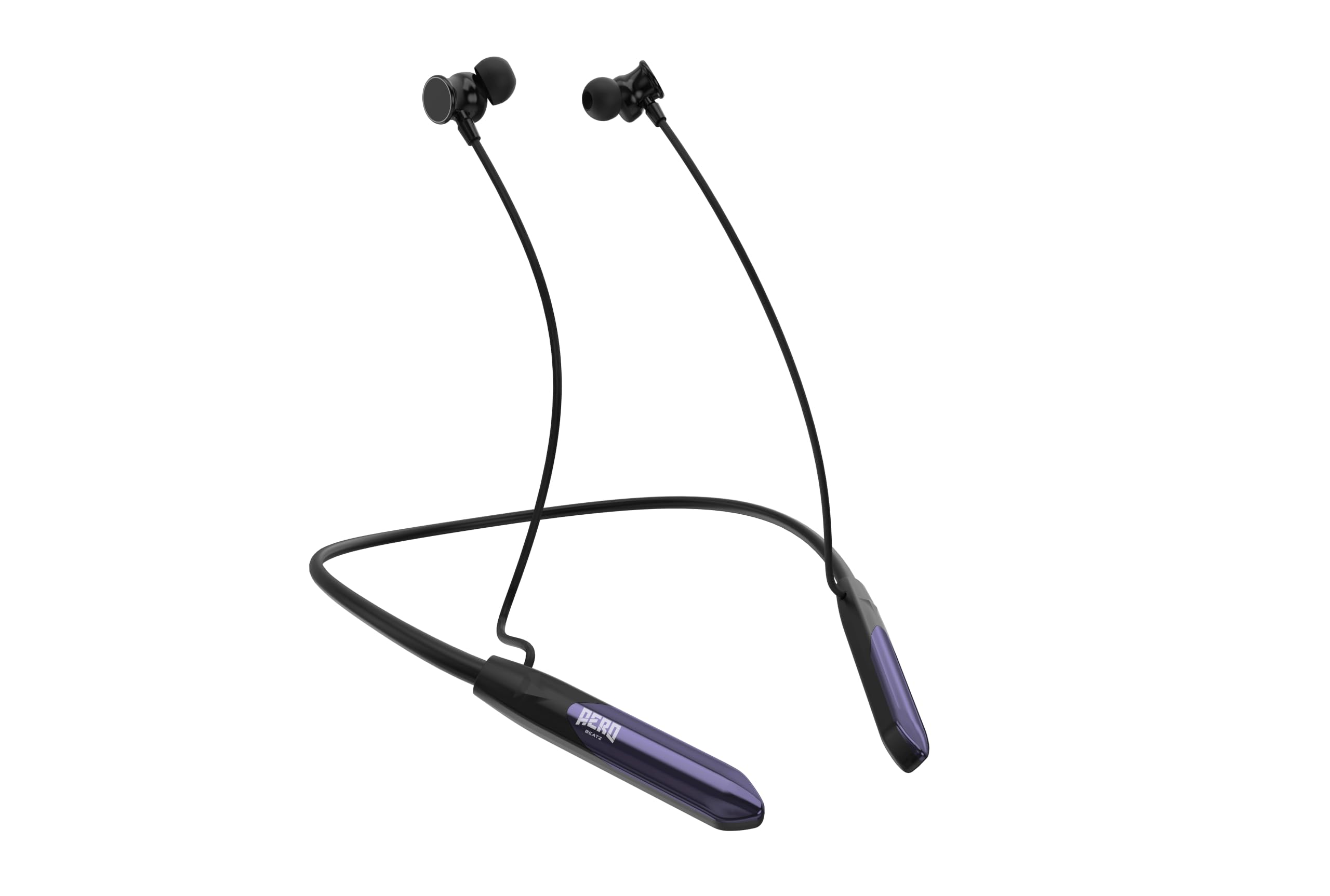 Aero Diamond Wireless Neckband with 60HRS Playtime, Bluetooth 5.4, Type-C Fast Charging, 10mm Copper Ring Drivers-picture-19