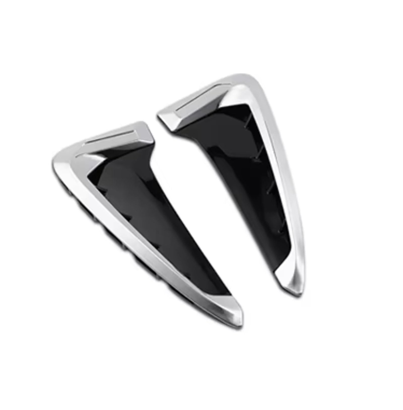 Cofano con alette laterali Compatibile Con BMW Per X Per Serie Per X5 Per F15 Per X5M Per F85 Adesivo Prese D'aria Laterali Con Branchie Squalo Prese Laterali(Silver)