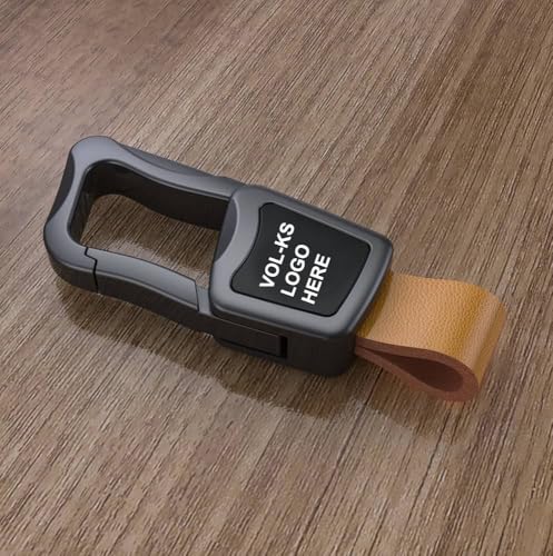Image of GREENWORLD Premium Scratch-Proof Keychain /Keyring with Car Brand Name Logo | Durable Metal Keyring for Cars & Bikes with 2 Color Strap