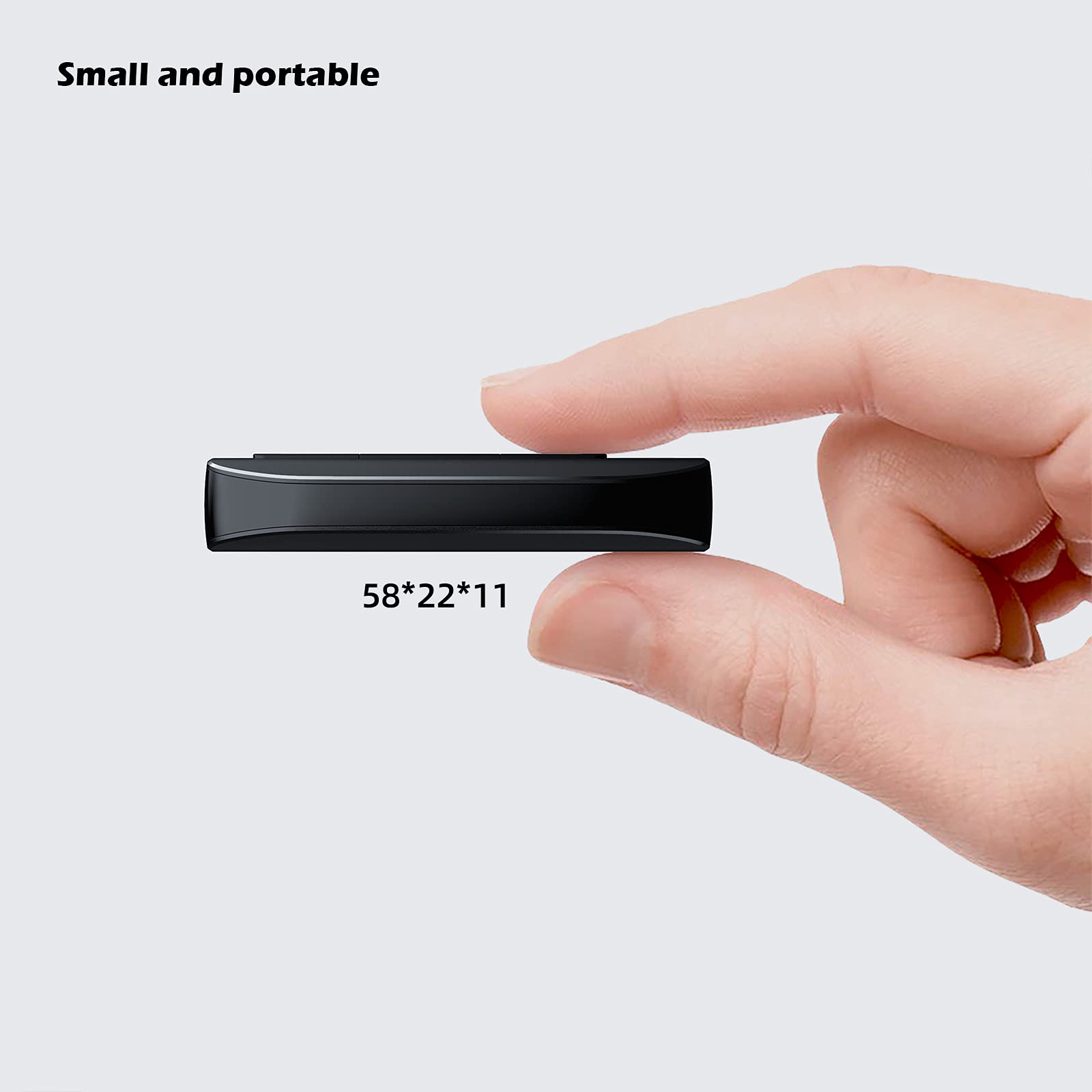 IKKO Zerda ITM01 Amplificatore per cuffie portatile, adattatore per cavo magnetico rimovibile DAC audio da 3,5 mm, chip DAC ESS9298 personalizzato, compatibilità completa del sistema