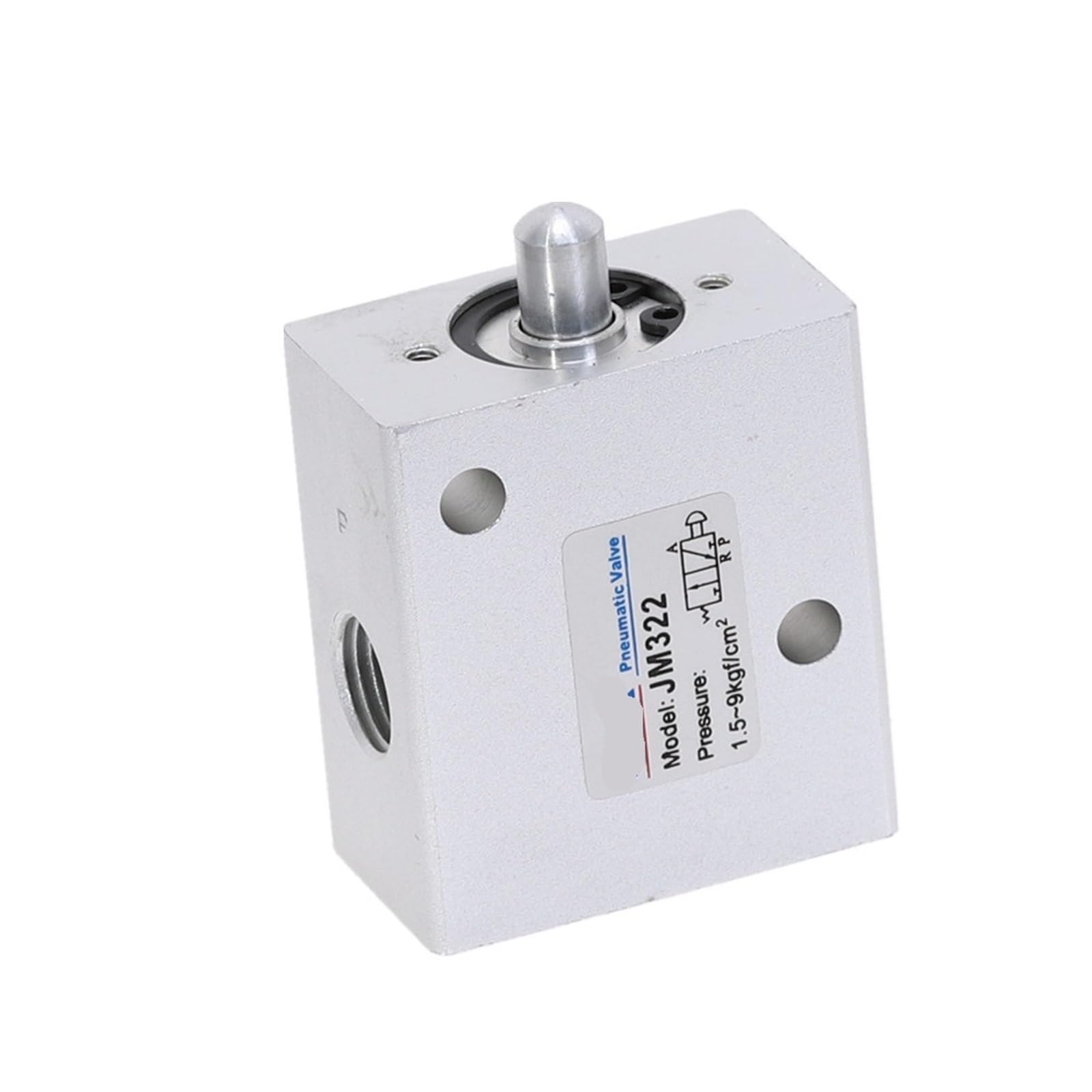 Vanne mécanique pneumatique JM322 bouton poussoir pour contrôle de vérin