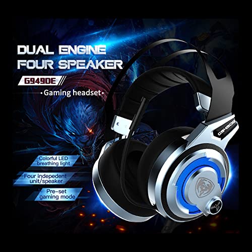 G949DE USB7.1 canal para jogos com fio fone de ouvido com tecnologia DE Dynamic Spread Spectrum tecn