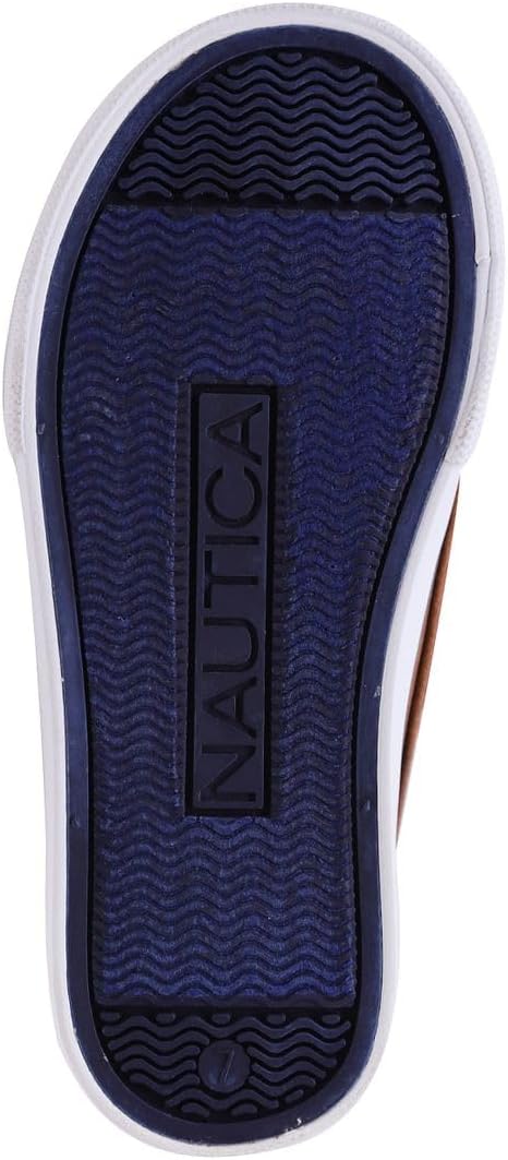 Nautica Toddler Boat Shoes with Easy Strap, Classic Slip-On Moc Toe Design, Comfortable Everyday Dress-Casual Shoe for Boys and Girls - Image 5