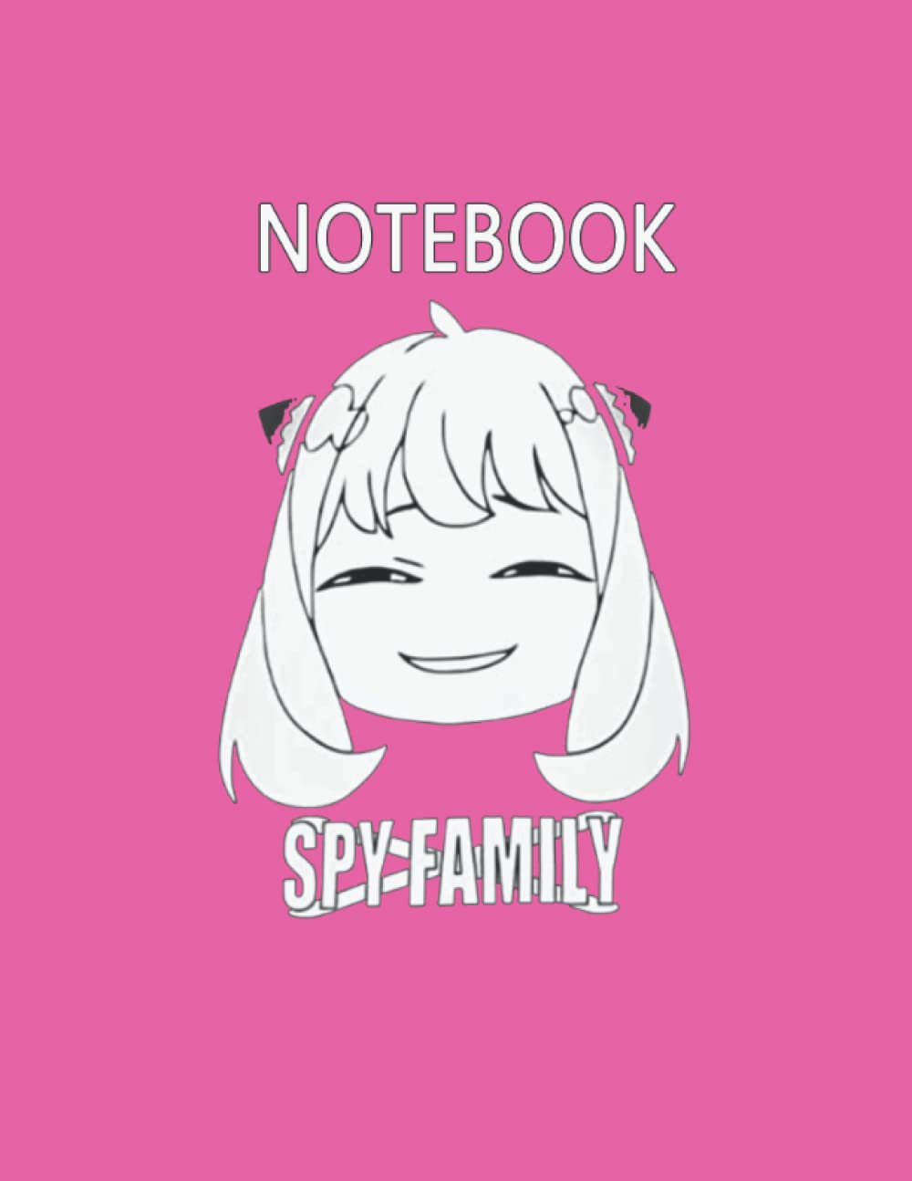 Spy Family Notebook: Anya Forger, wonderful gift For Anime Lovers, College Ruled Notebook, Diary, Track, Log & Journal (8.5"x11" 120 Pages): This can ... book,Log & Journal (8.5"x11" 120 Pages)