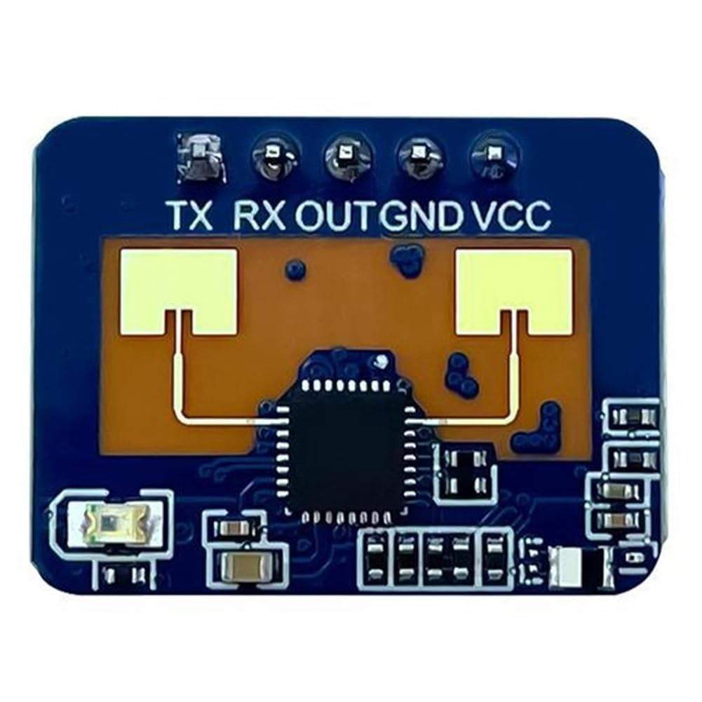 Module de Capteur de PréSence Corporelle 24G LD2410C Radar à Ondes MilliméTriques Capteur de Commodité Multifonction Intelligent sans,A