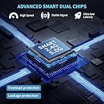 2025 AX3000 WiFi 6 Range Extender, WiFi Extender Signal Booster with Gigabit Ethernet Port, Dual Band (2.4G&5.8G) WiFi Repeater Cover to 13888sp.ft, Faster Speed and Wider Cover, Quick Setup (White) - Image 4