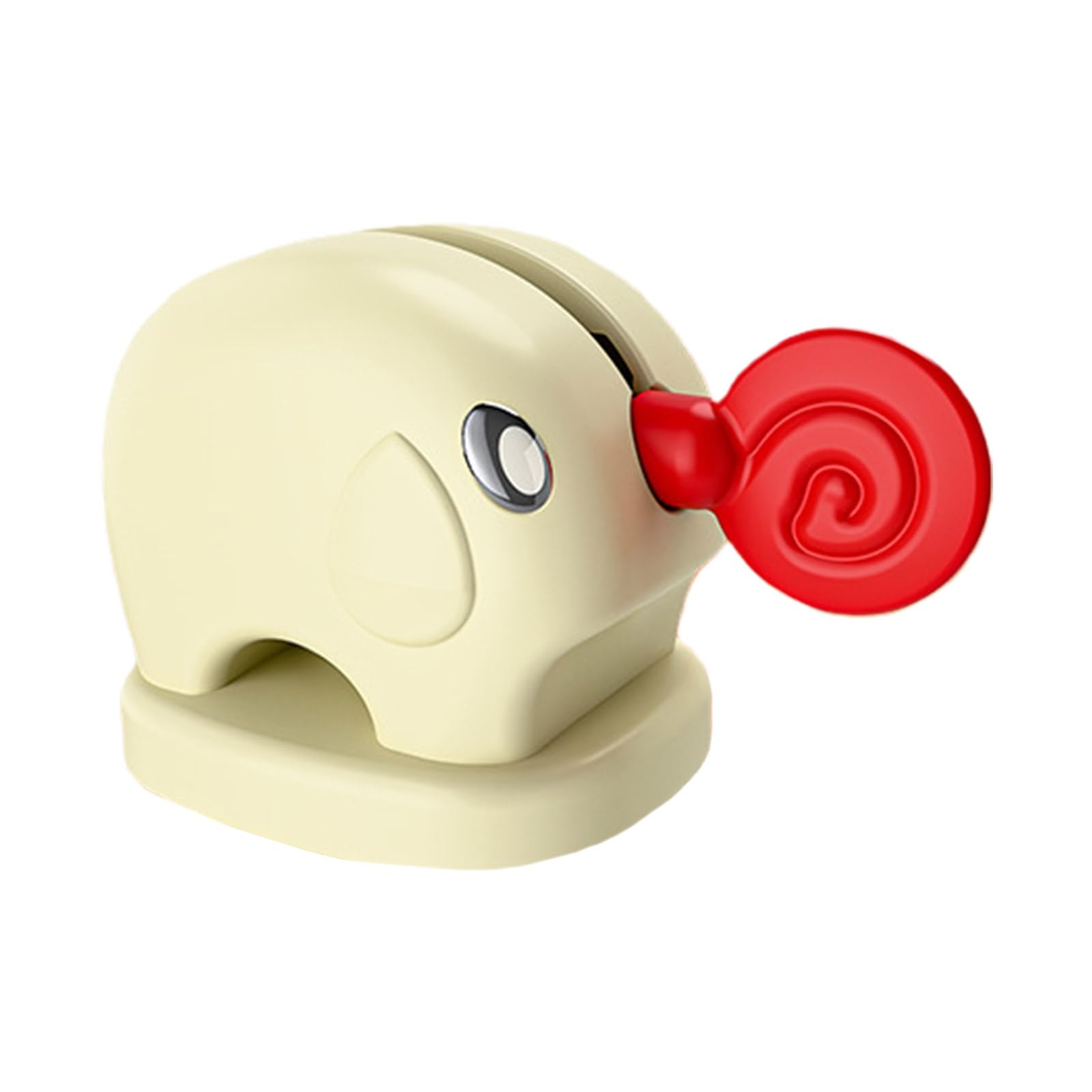 Space Saving Automatic Toothpaste Tube Roller Elephant Design Suction Cup Dispenser for Countertops Organization Kids Bathroom Toothpaste Squeeze Tool