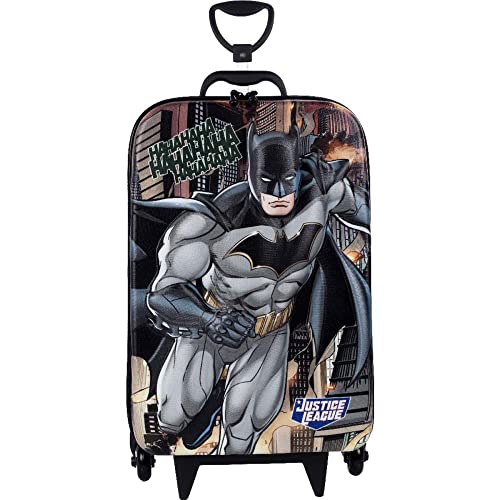 Mochila Infantil Com Rodinha Liga Da Justica Batman - 100610