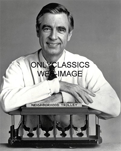Schneider Electric Mister FRED Rogers 8X10 Photo Children Neighborhood Trolley Television TV School