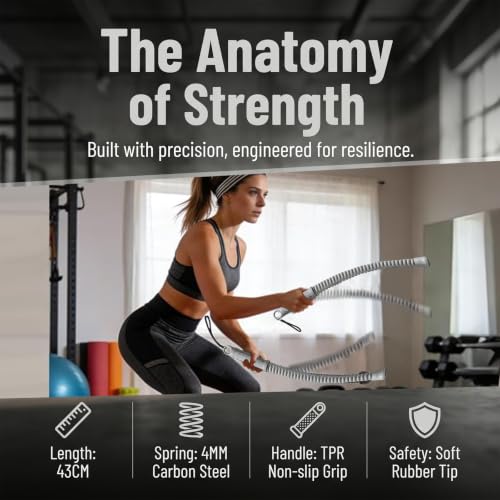 Cuerda de entrenamiento sin cable de peso ajustable de 43cm 8