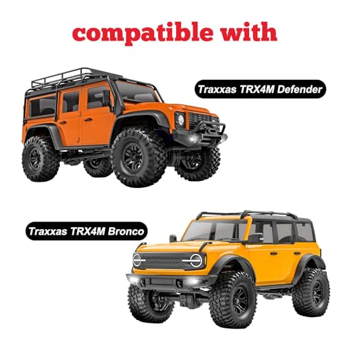 HobbyPark Aluminum Metal Front Bumper Mounts for Traxxas TRX4M 1/18 RC Crawler - Thumbnail 2